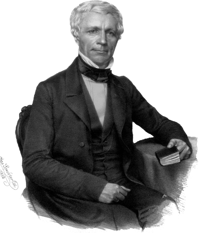 Portrait von Johann Hinrich Wichern